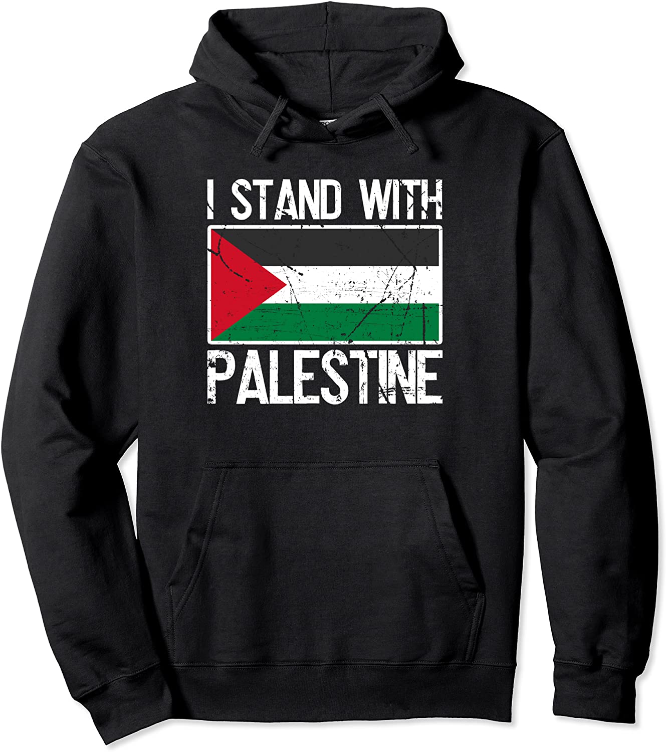 Palestinian Flag To Support Freedom - Let Palestine Free Pullover Hoodie