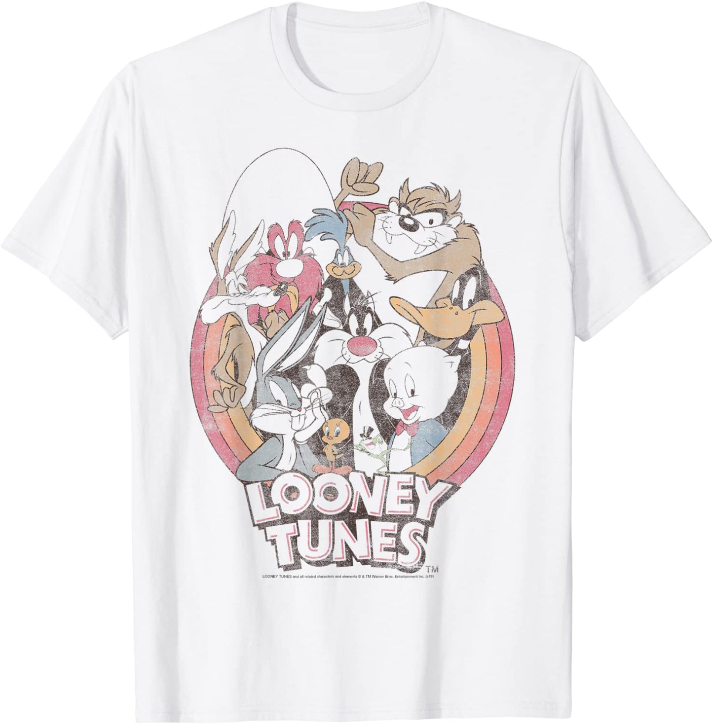 Looney Tunes Retro Group Shot Logo T-Shirt