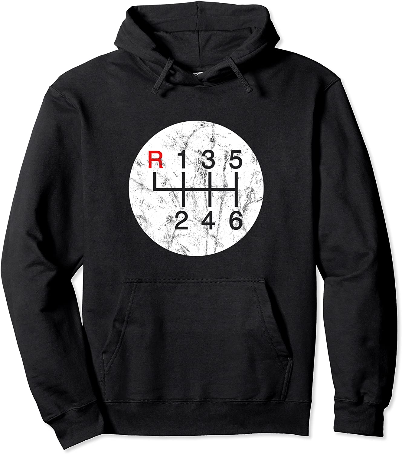 6 Speed Manual Stick Gear Shift Auto Racing Car Driver Gift Pullover Hoodie