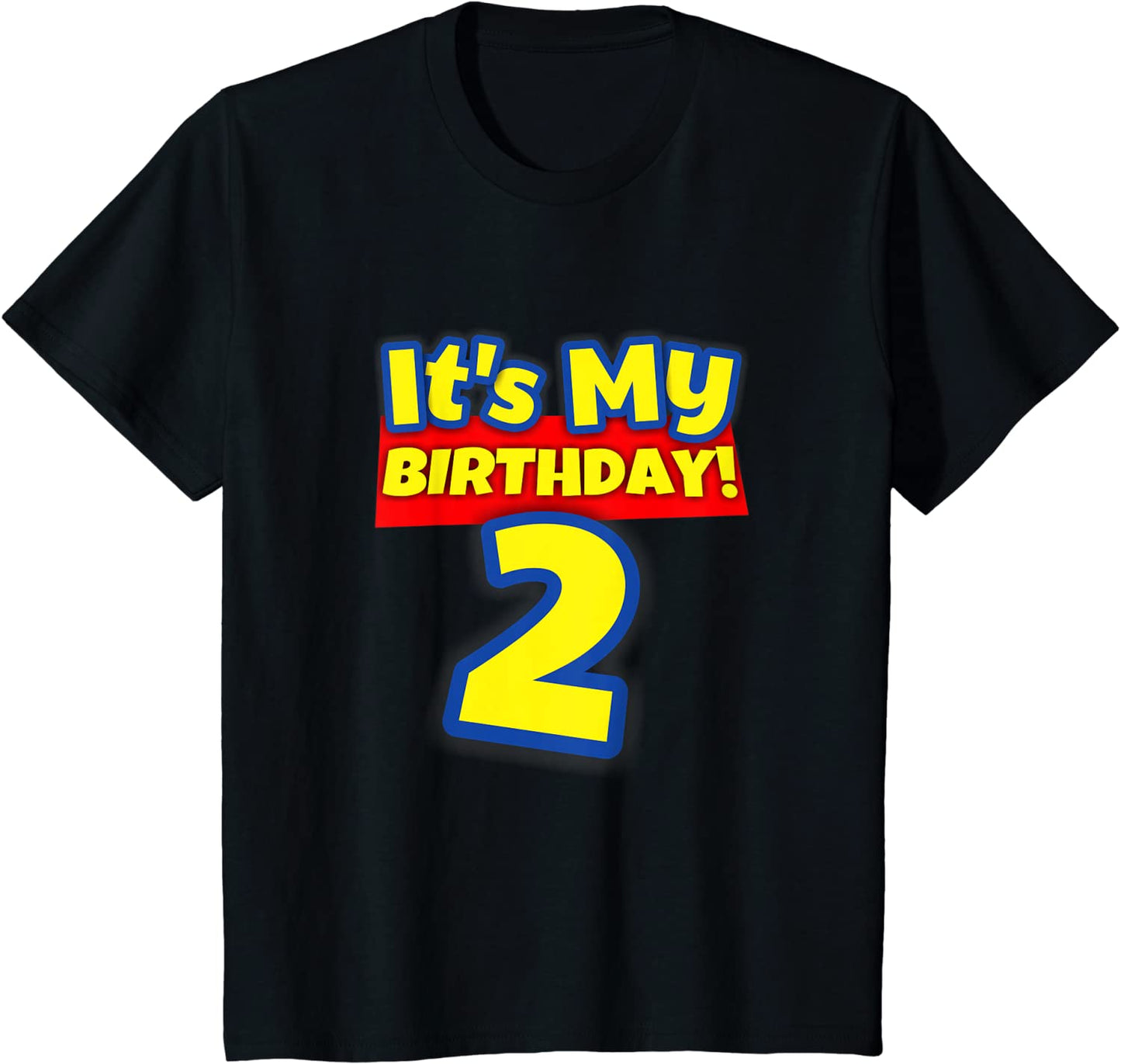 Kids 2 Year Old Birthday Boys and Girls Its My Birthday T-Shirt