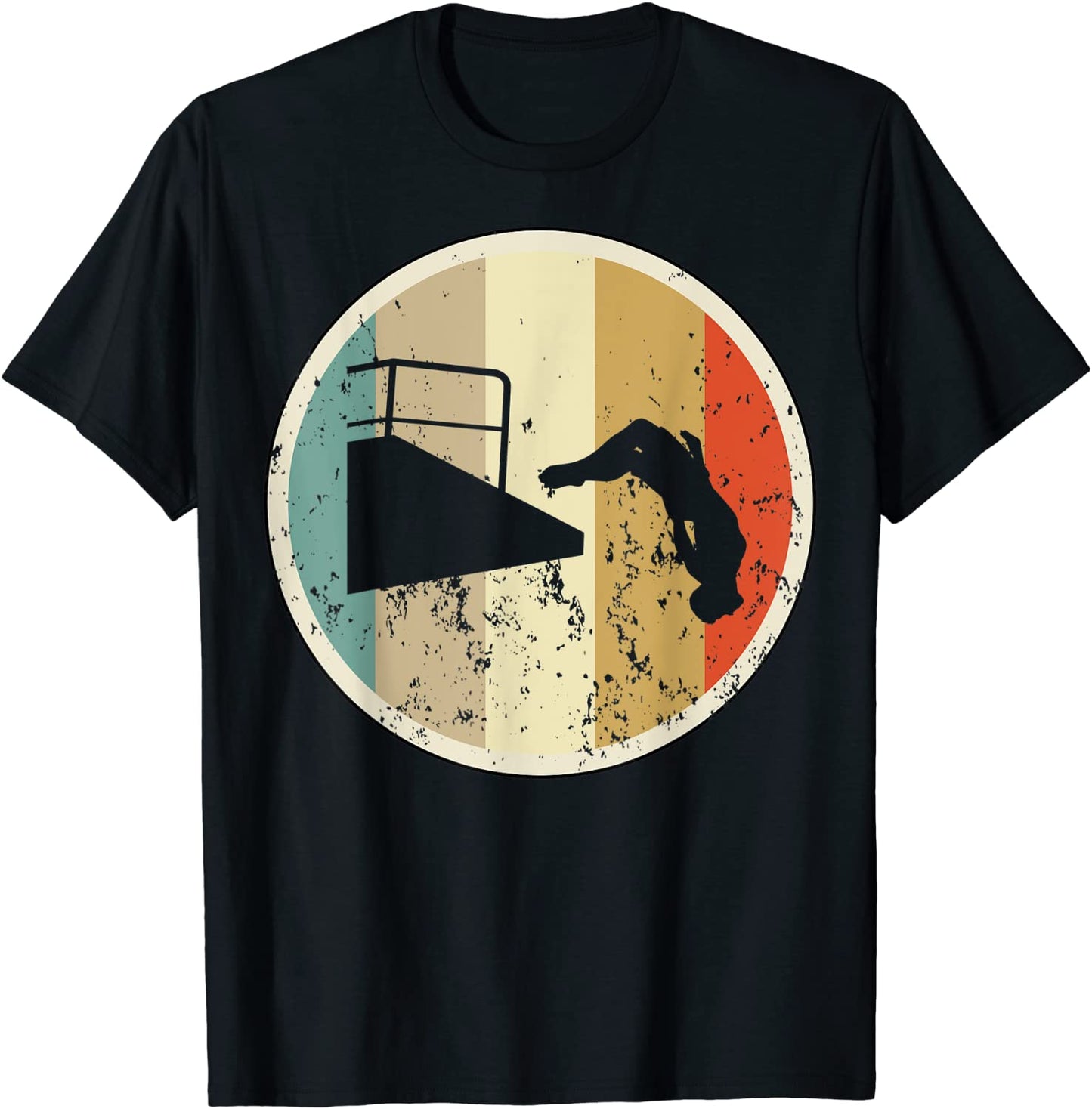 Platform Diving Board Diver Springboard Water Sports Cute T-Shirt