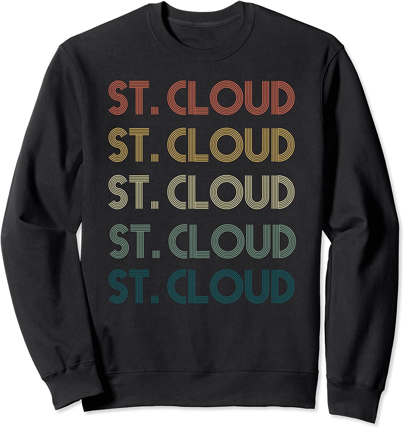 Saint Cloud Minnesota Pride Vintage State MN Retro 70s Sweatshirt
