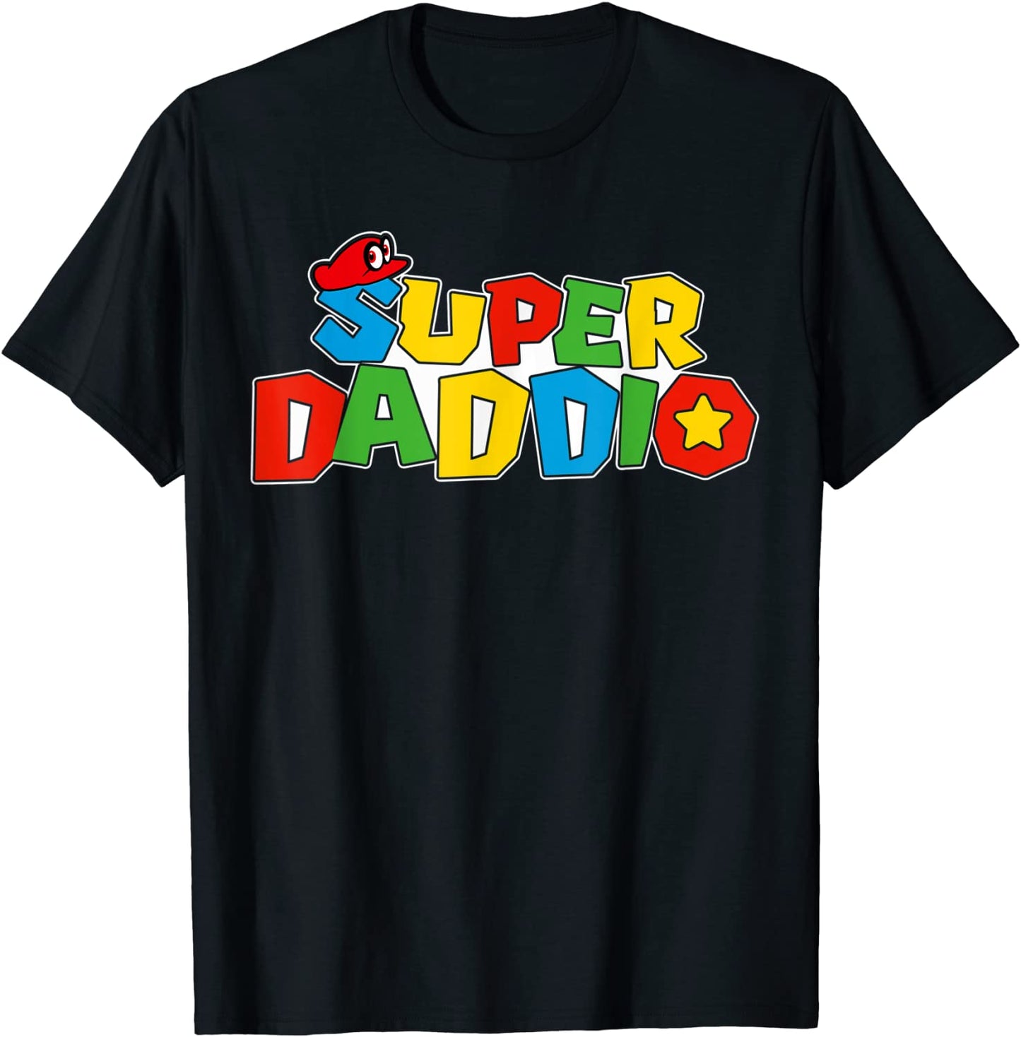 Super-Daddio Funny Dad Daddy Father Video Game Lovers T-Shirt