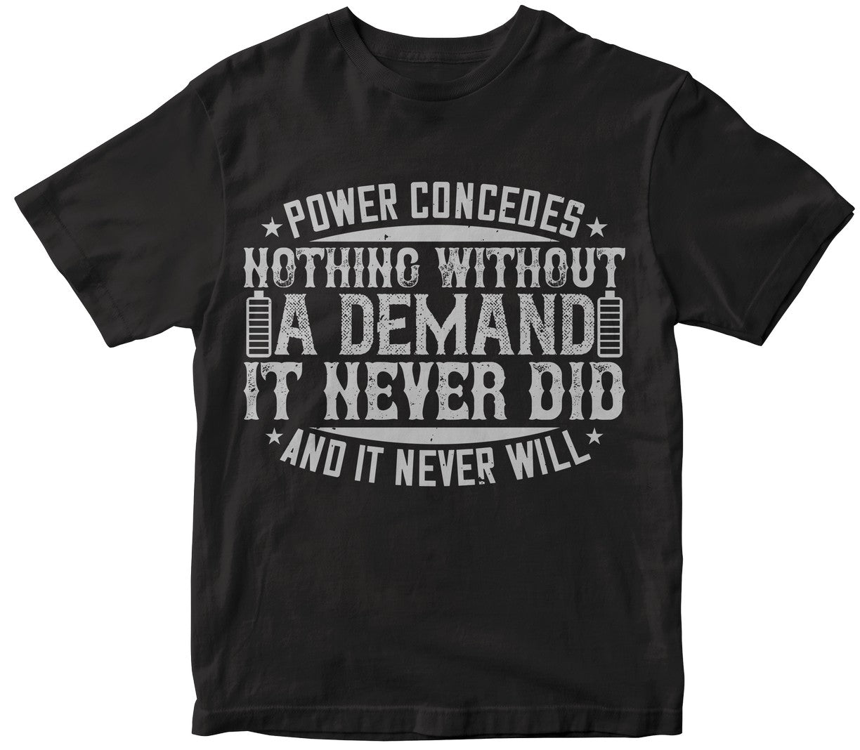 Power Concedes Nothing Without A Demand. It Never Did And It Never Will