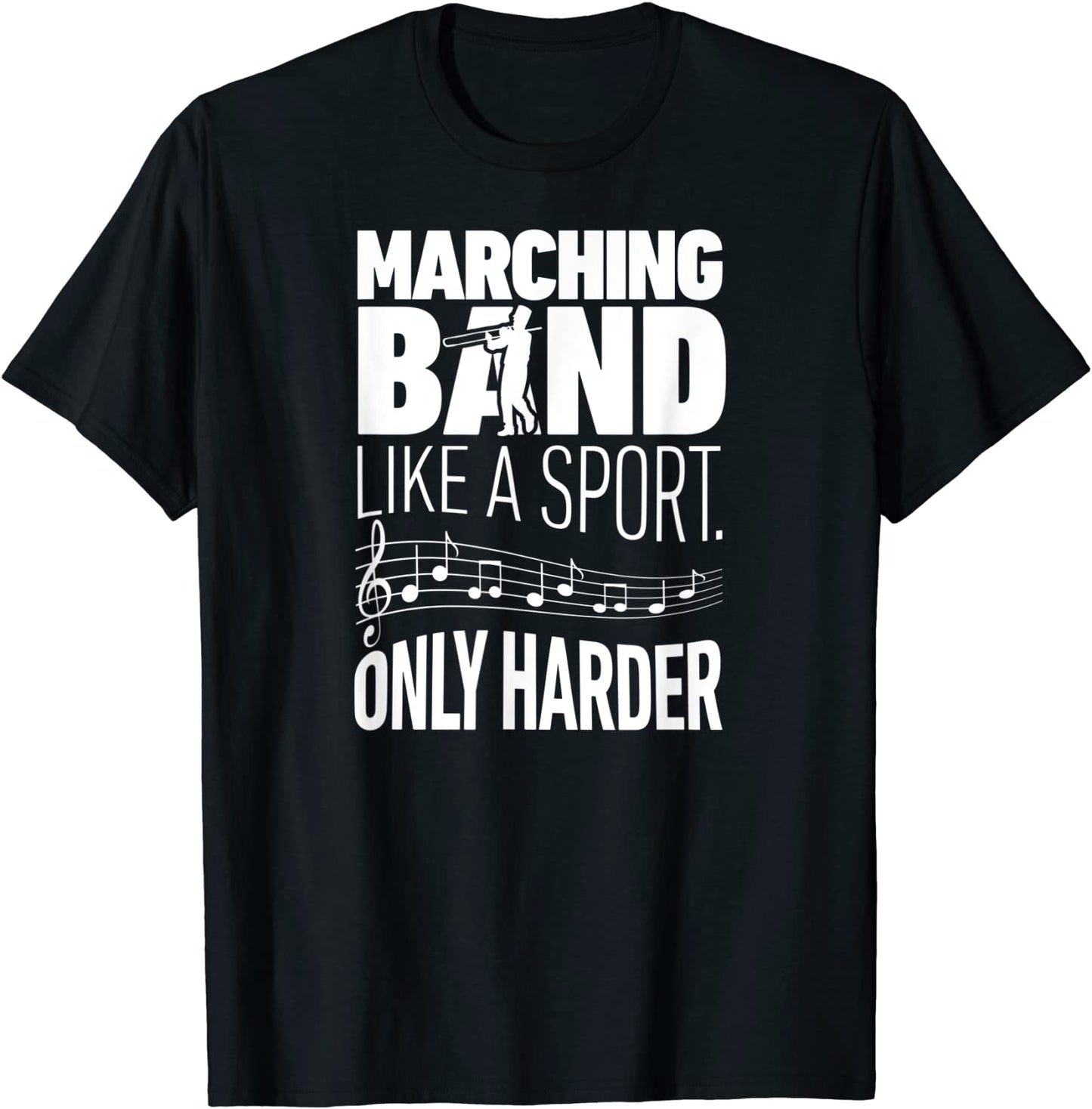 Marching Band Like A Sport Only Harder Trombone Shirt Funny