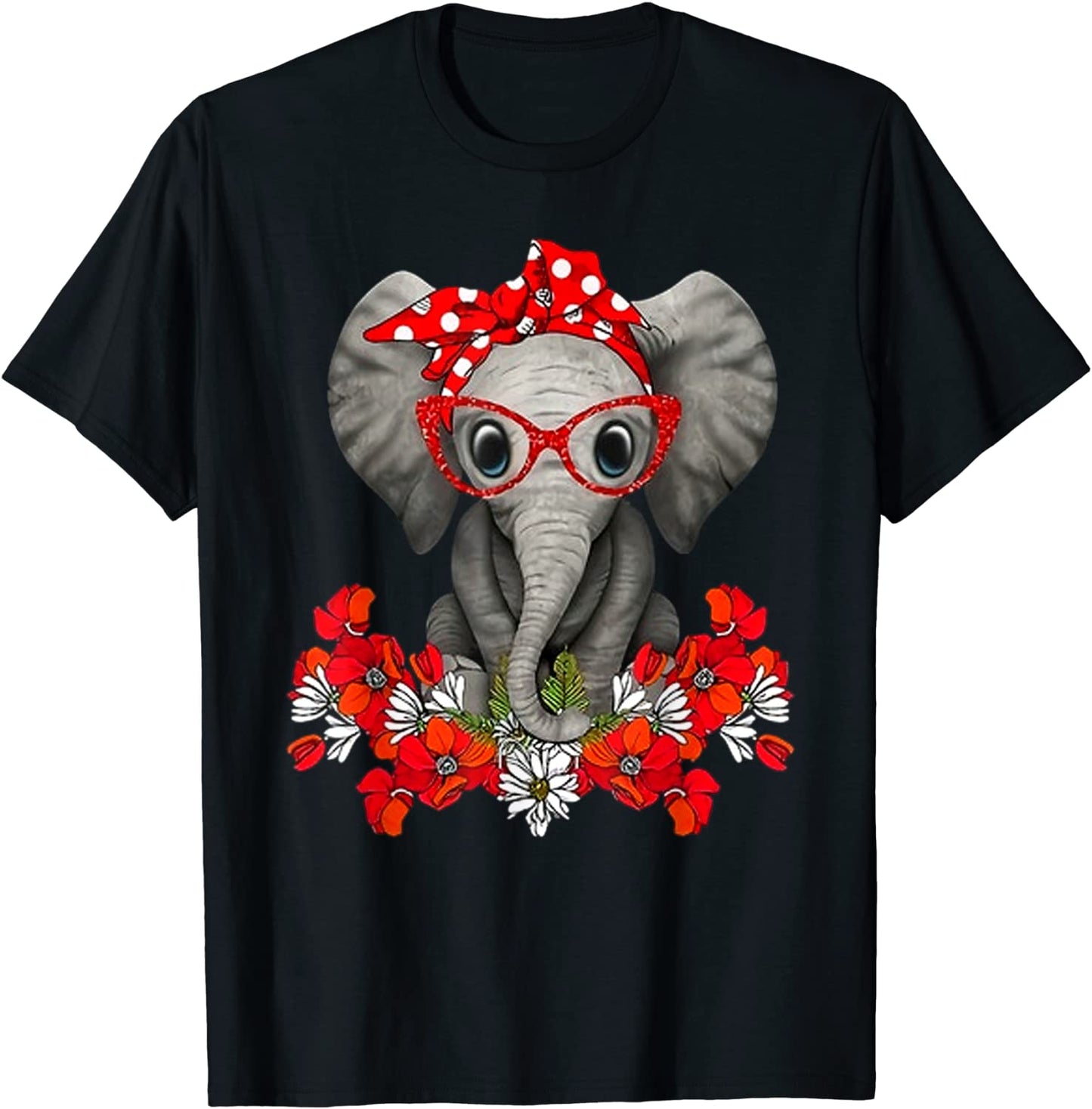 Save The Elephants t-shirt Elephant mom red bow woman