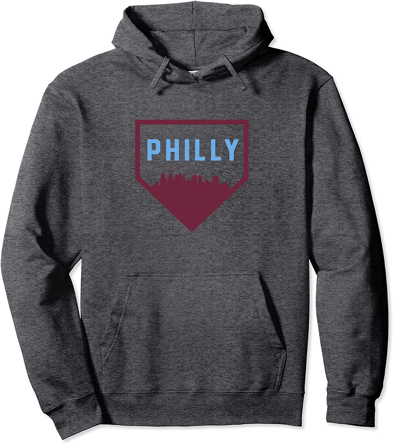 Cool Philly Philadelphia Baseball Home Skyline Pullover Hoodie