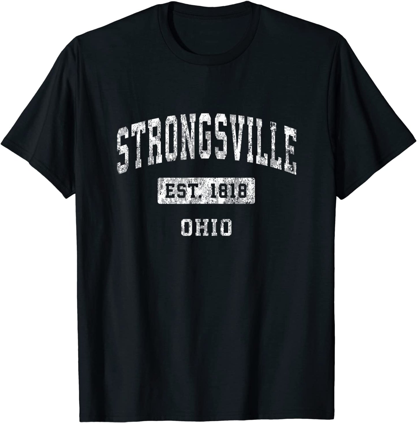 Strongsville Ohio OH Vintage Established Sports Design T-Shirt