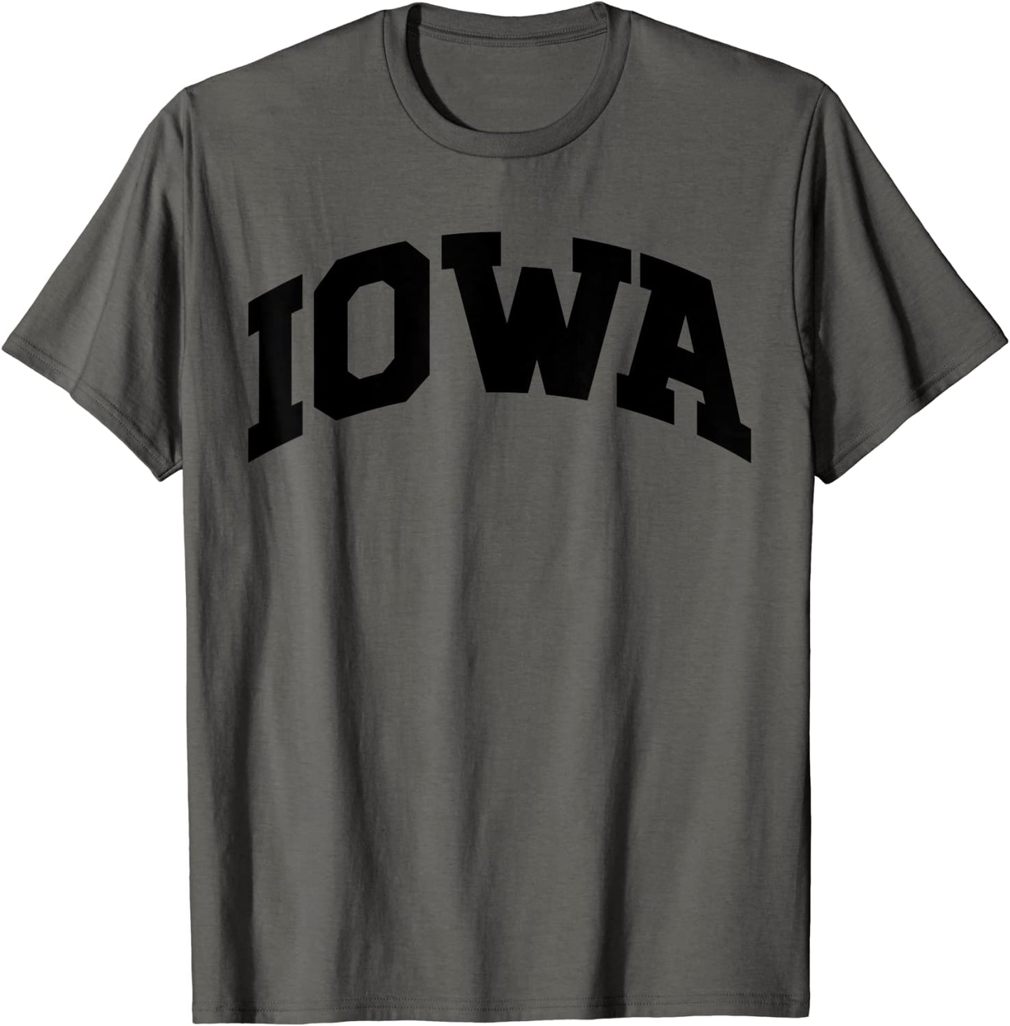 Iowa Gift College University Text Sports Design T-Shirt