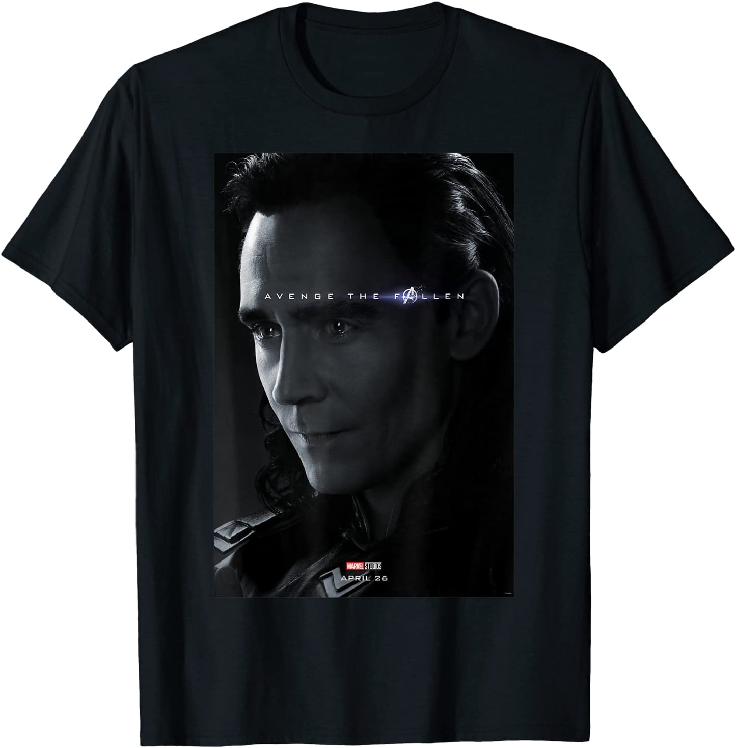 Marvel Avengers Endgame Loki Avenge The Fallen Poster T-Shirt