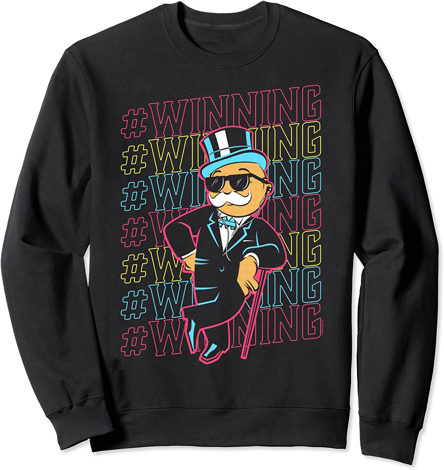 Monopoly Rich Uncle Pennybags Winning Sweatshirt