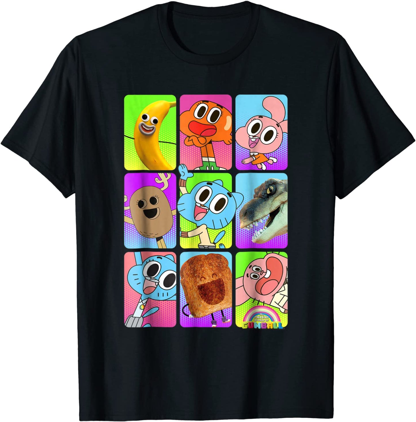 CN Amazing World of Gumball Cast Pictures Graphic T-Shirt