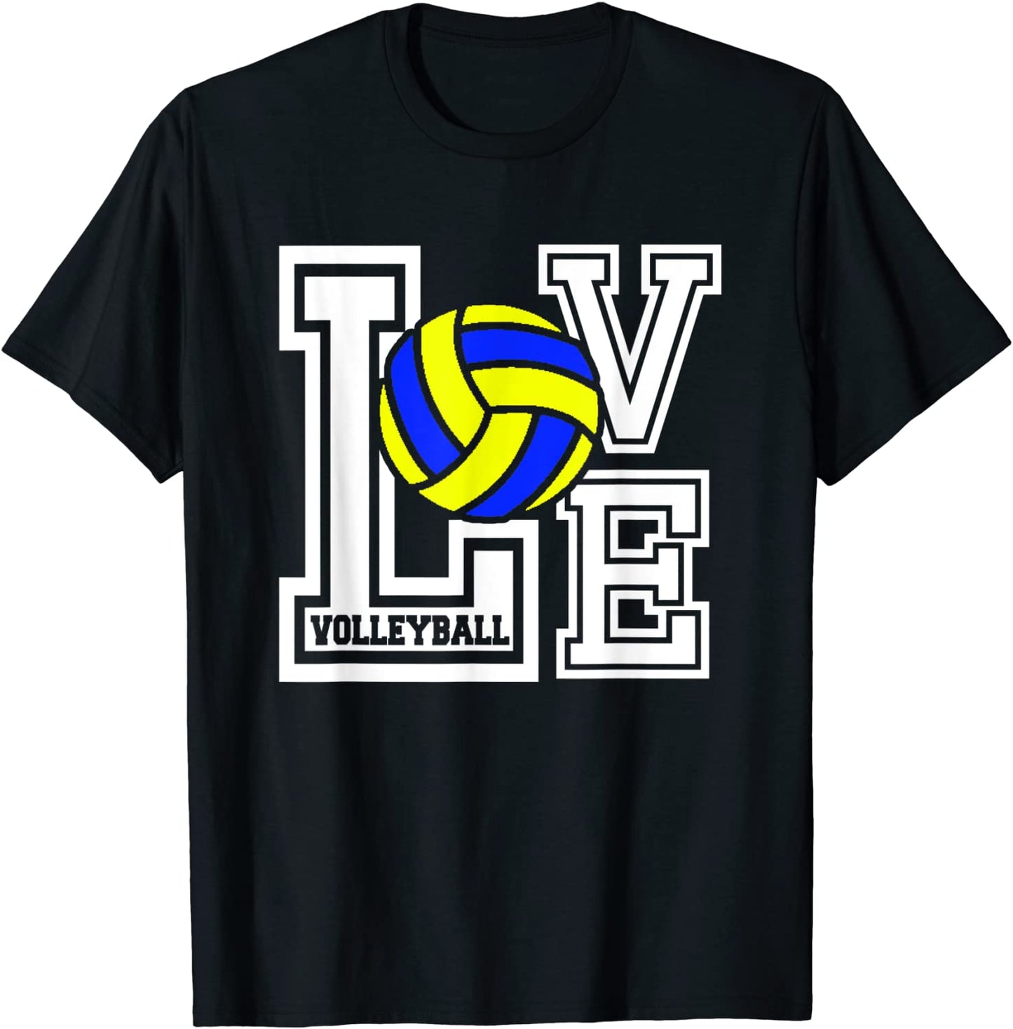 Volleyball Gift - Love Volleyball Sports T-Shirt