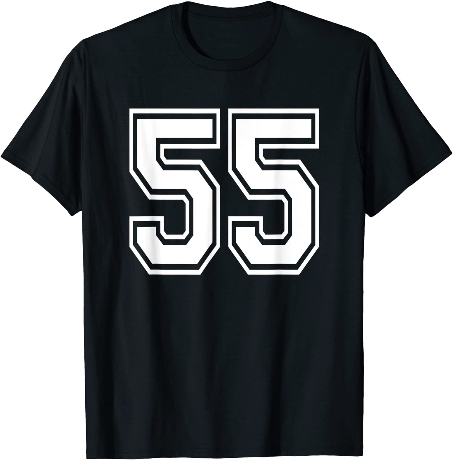 Number 55 T-Shirt Birthday Varsity Sports Team Jersey