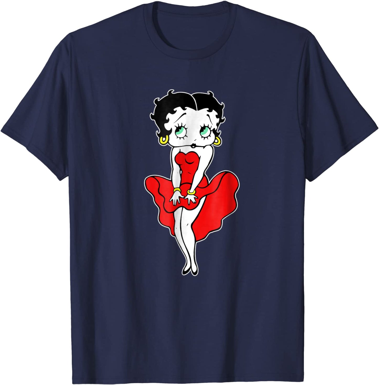 Betty Boop Vintage Blowing Dress T-Shirt
