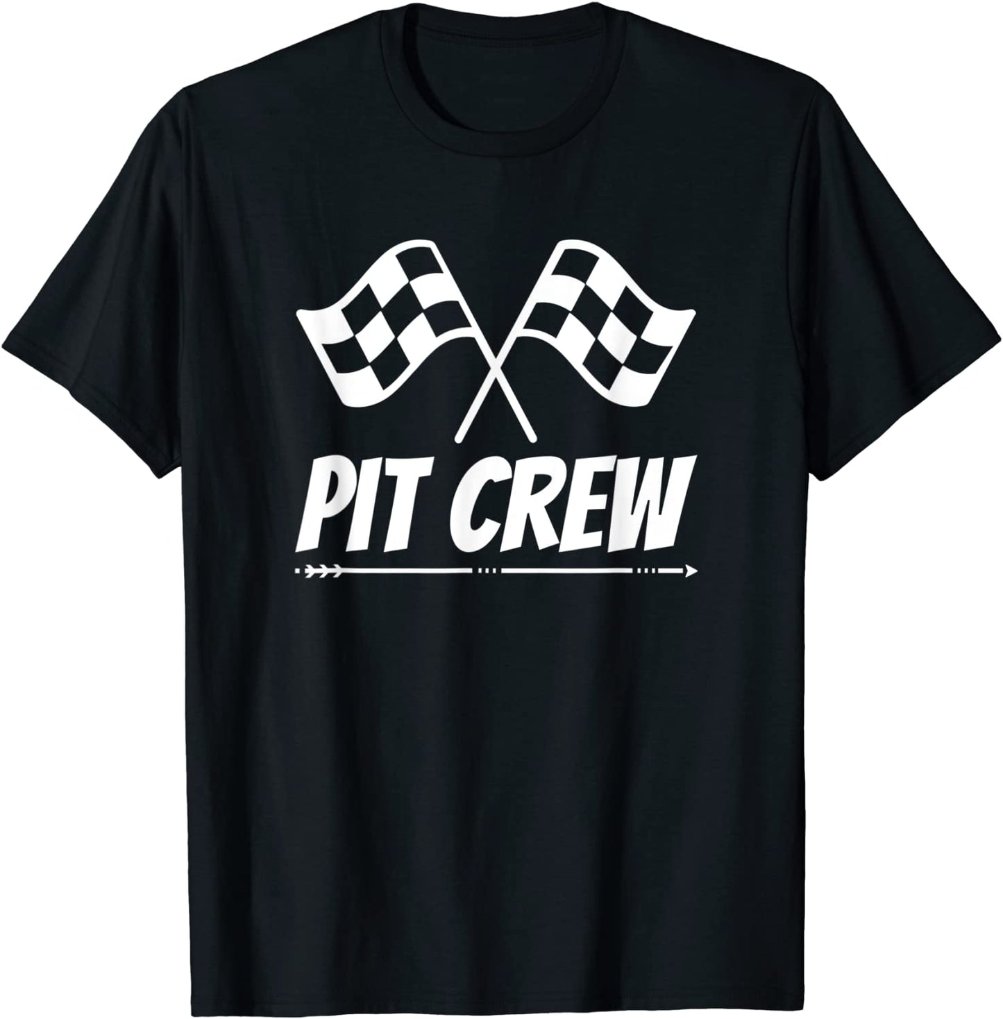 Funny Race Track Pit Crew Racing Mechanic Car Parties T-Shirt