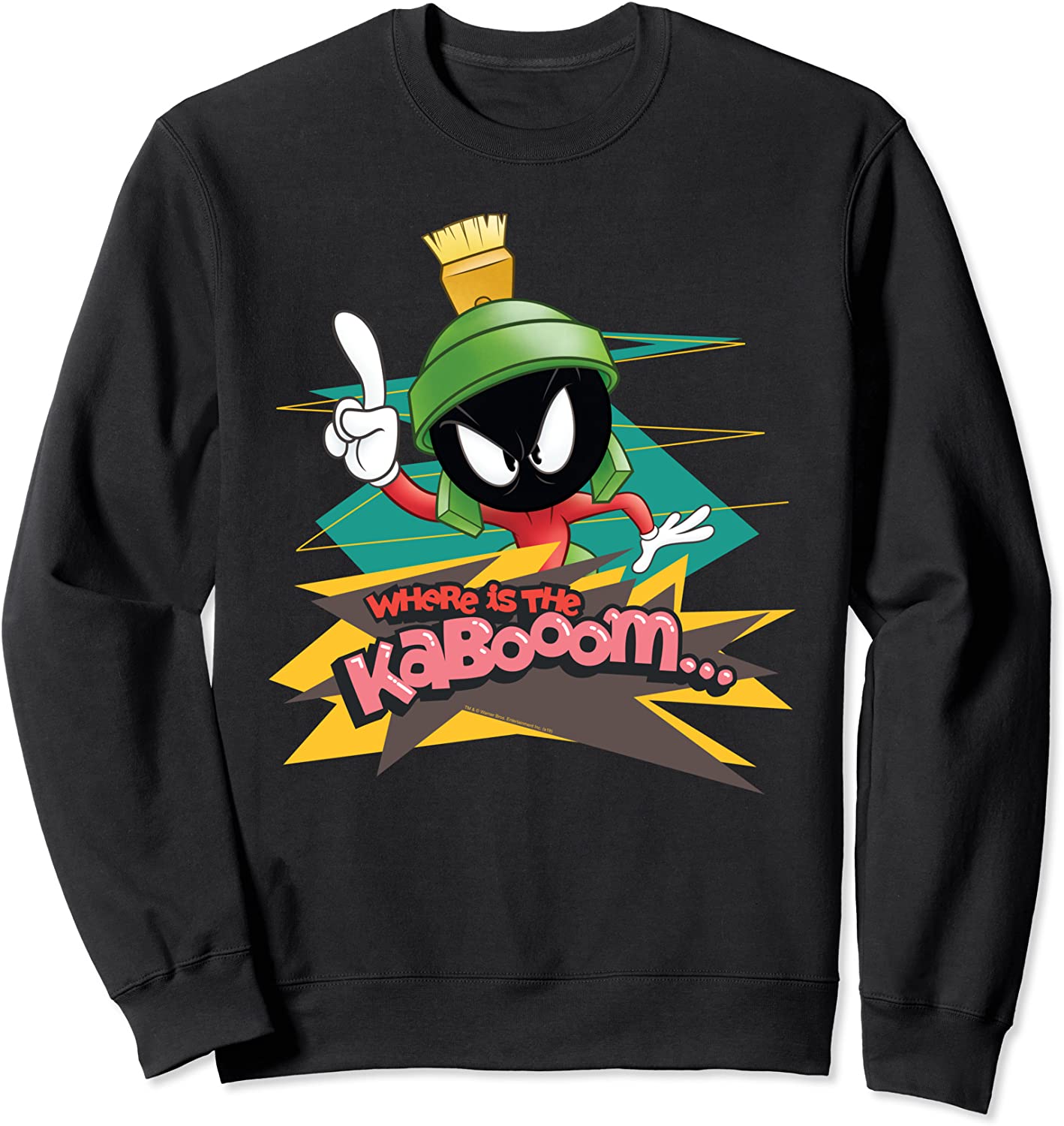 Looney Tunes Marvin the Martian Where is the Kaboom Sweatshirt