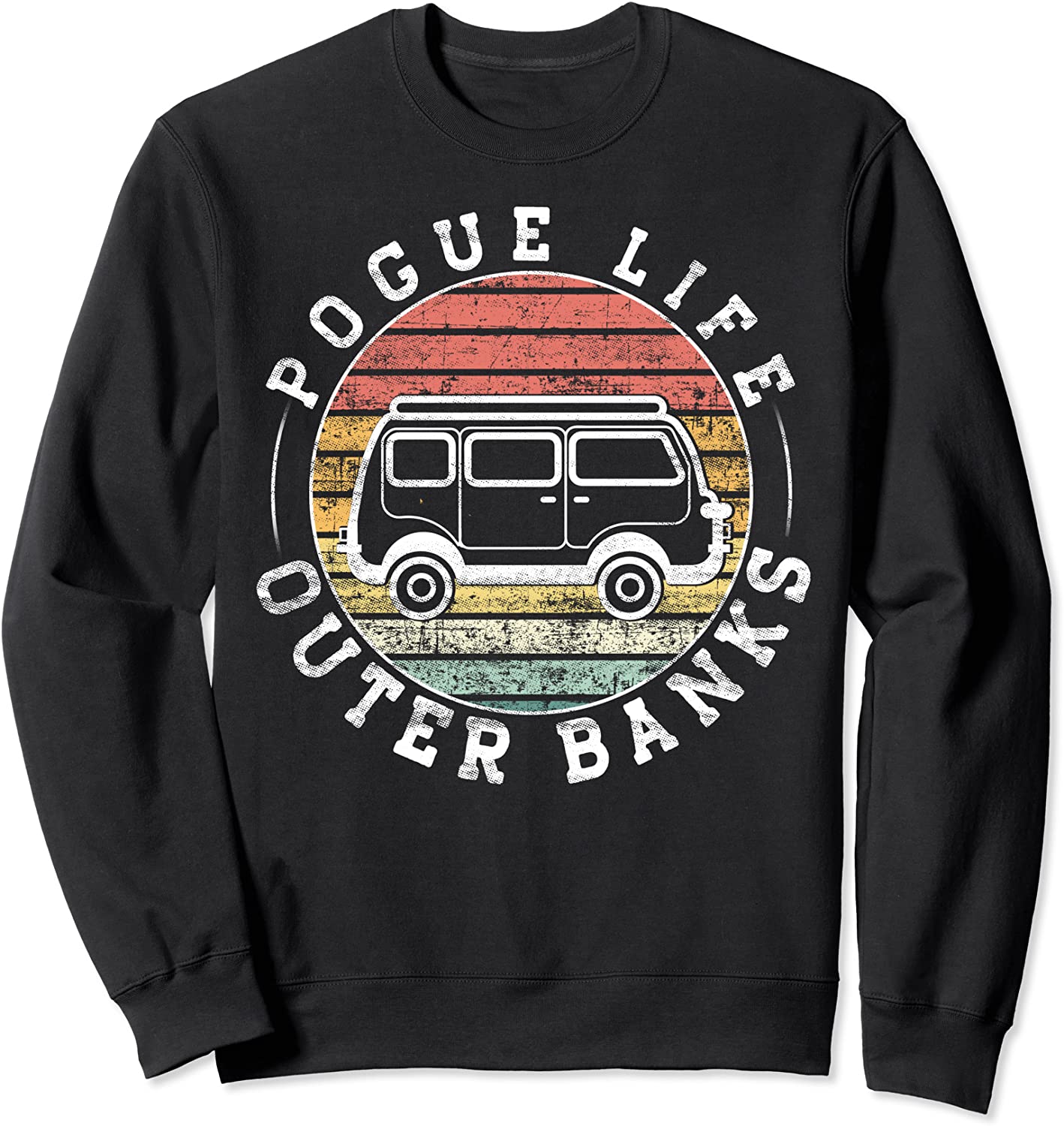 Outer Banks Pogue Life Outer Banks Surf Van OBX Fun Beach Sweatshirt