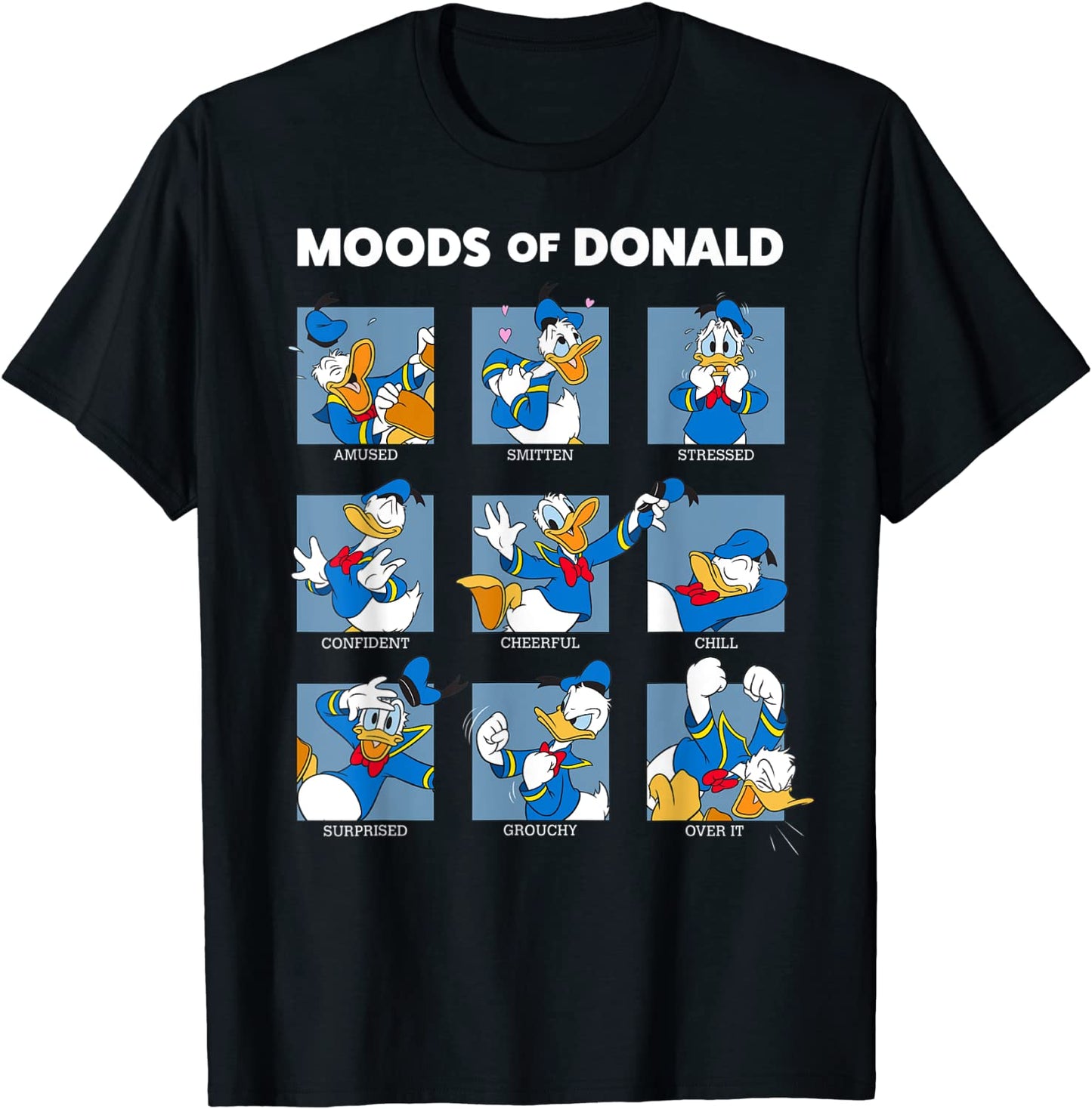 Disney Mickey And Friends Moods Of Donald Duck T-Shirt