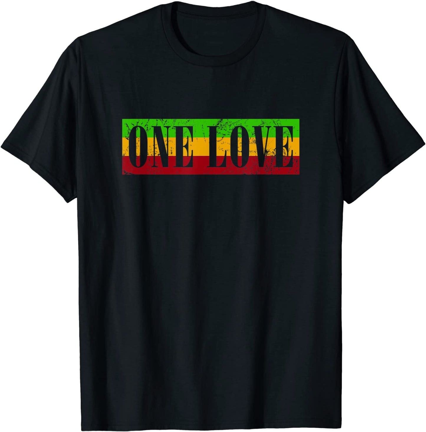One Love Sign Rasta T-Shirt Jamaica Retro Vintage Gift T-Shirt