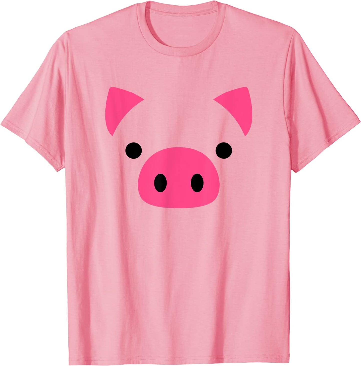 Pig Face Costume Funny Halloween T-Shirt