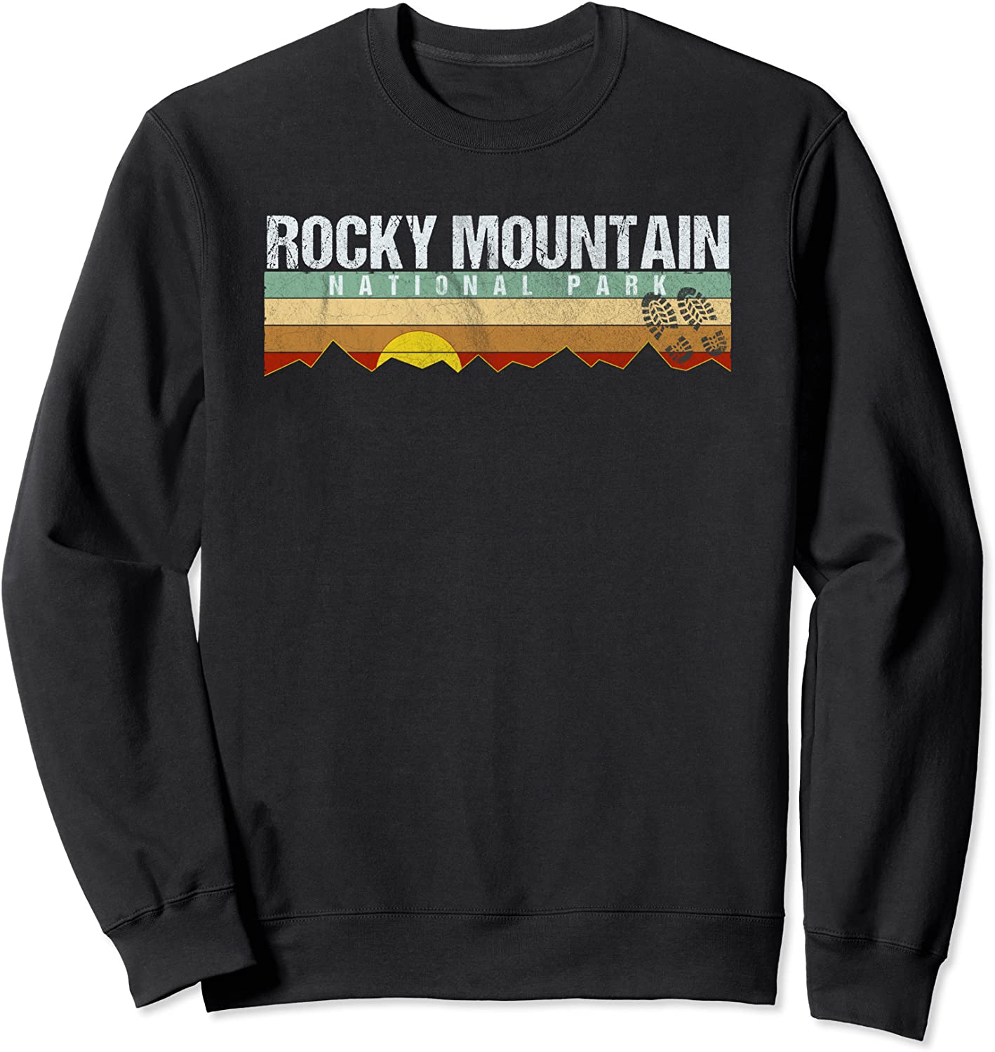 Retro Vintage Rocky Mountain National Park Sweatshirt