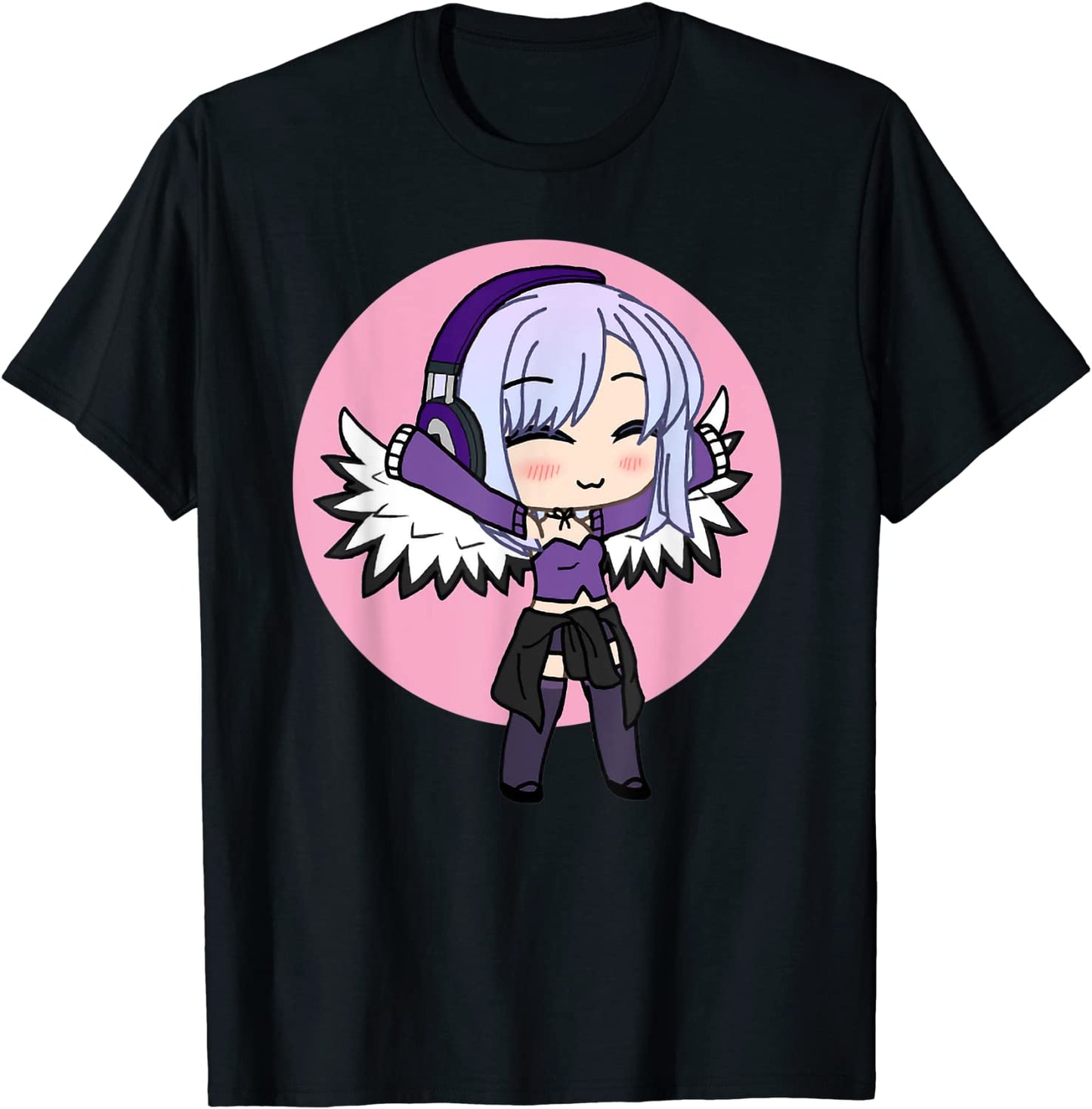 Cute Chibi style Kawaii Anime Girl with wings T-Shirt