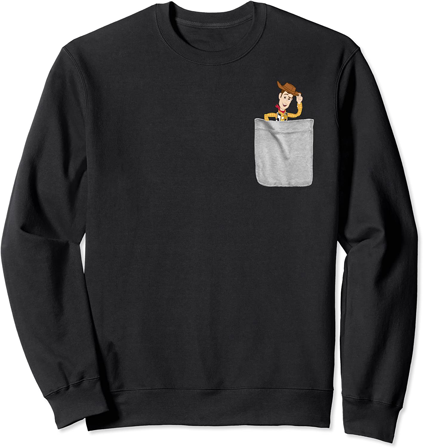 Disney Pixar Toy Story Woody Faux Pocket Sweatshirt