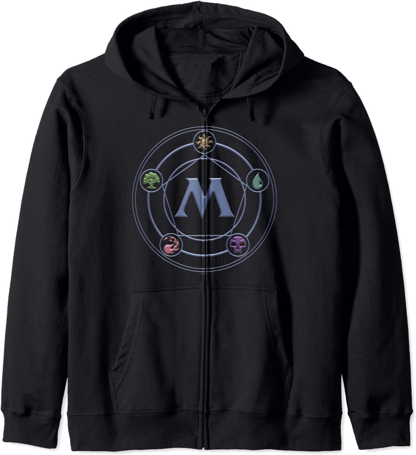 Magic The Gathering Mana Icons Hoodie