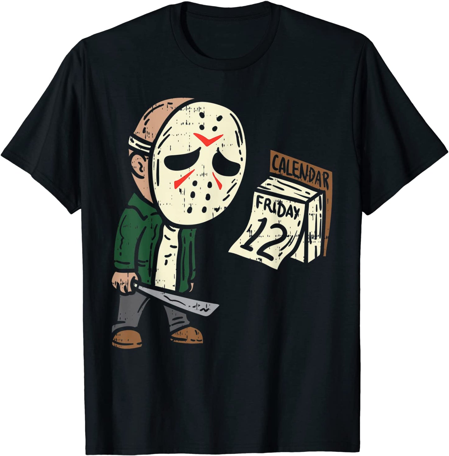 Friday 12th Funny Halloween Horror Movie Humor T-Shirt