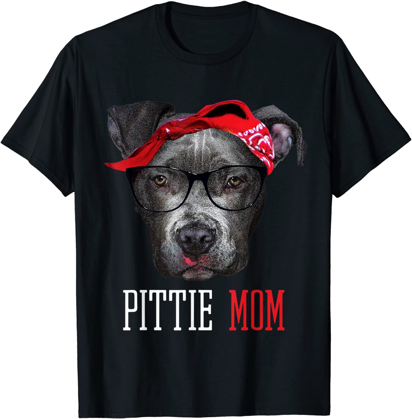 Pittie Mom Pitbull Dog Lovers Mothers Day Gift T-shirt Women