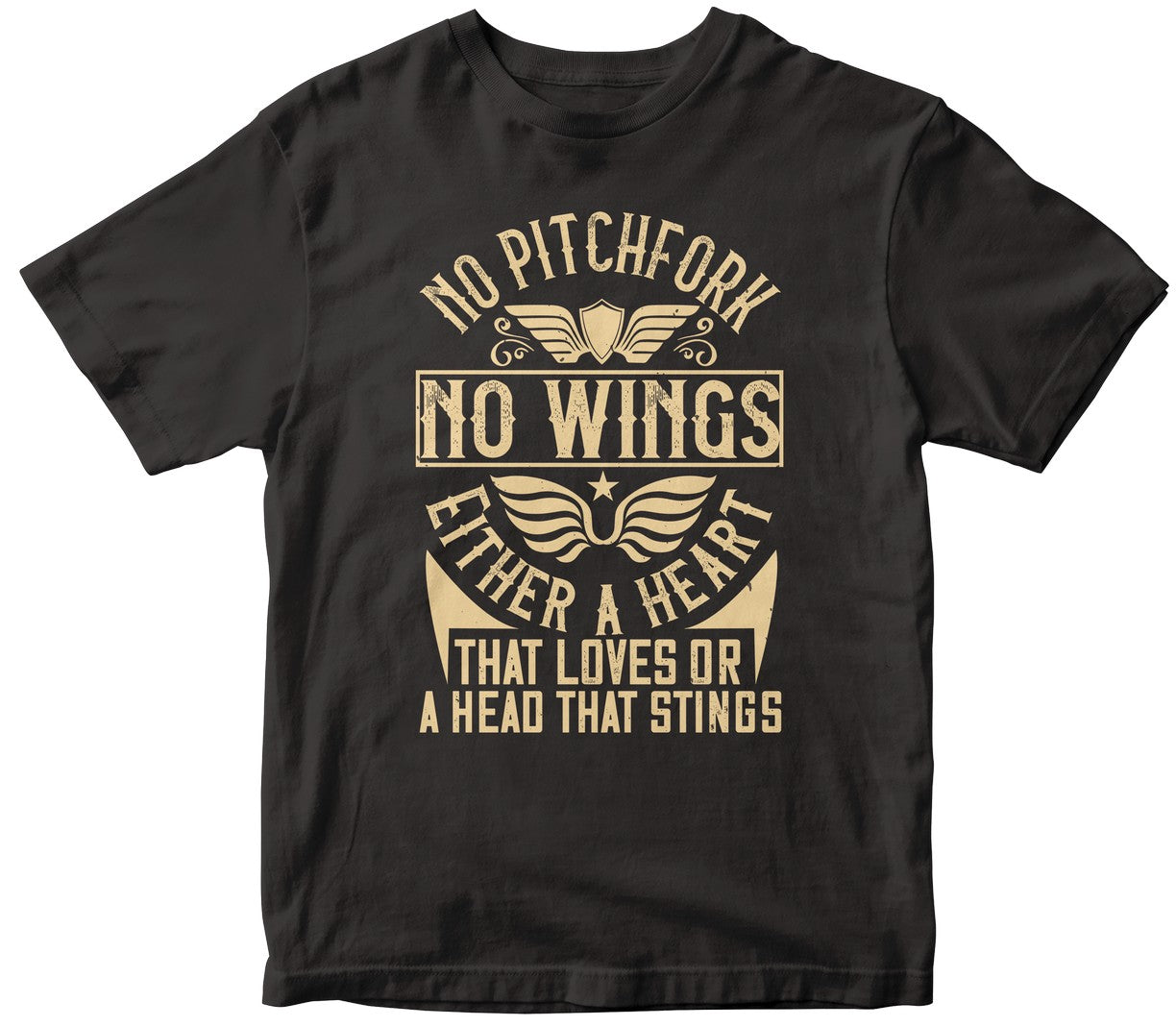 No Pitchfork, No Wings. Either A Heart That Loves, Or A Head That Stings