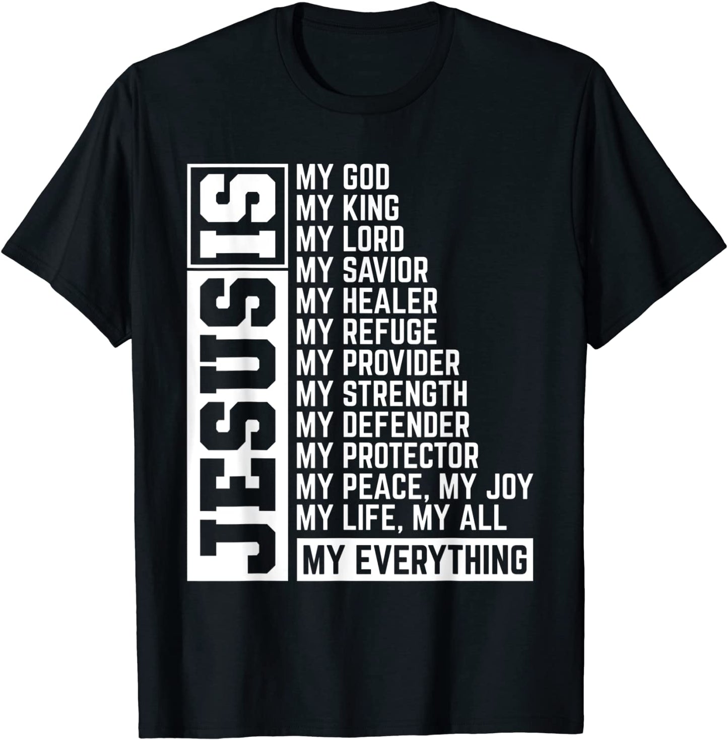 Faith Cross Christian Religious Jesus Lord Gift Jesus T-Shirt