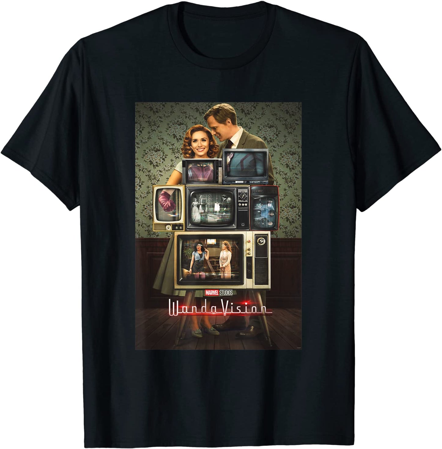 Marvel WandaVision Through The Years Poster T-Shirt