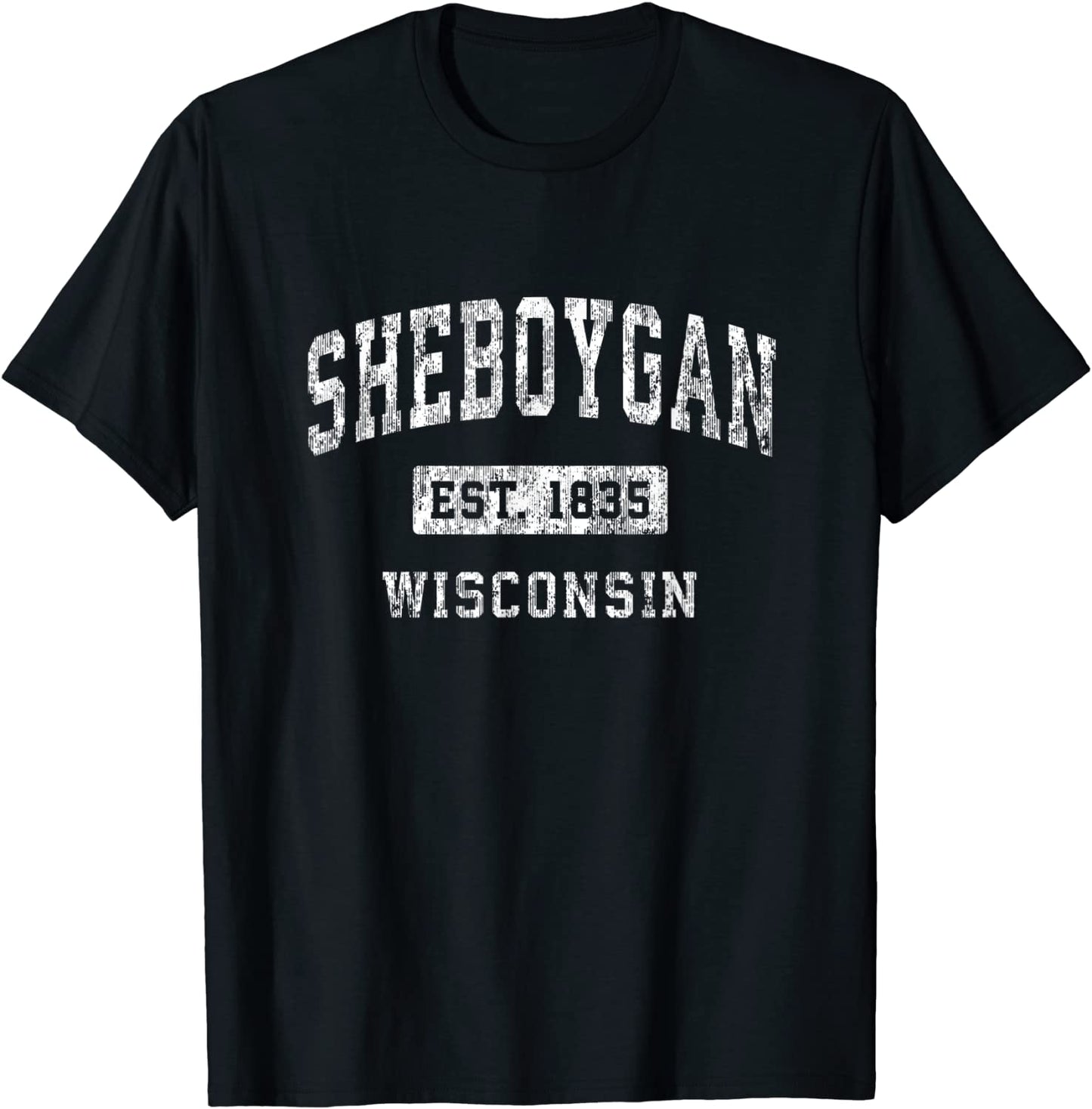 Sheboygan Wisconsin WI Vintage Established Sports Design T-Shirt