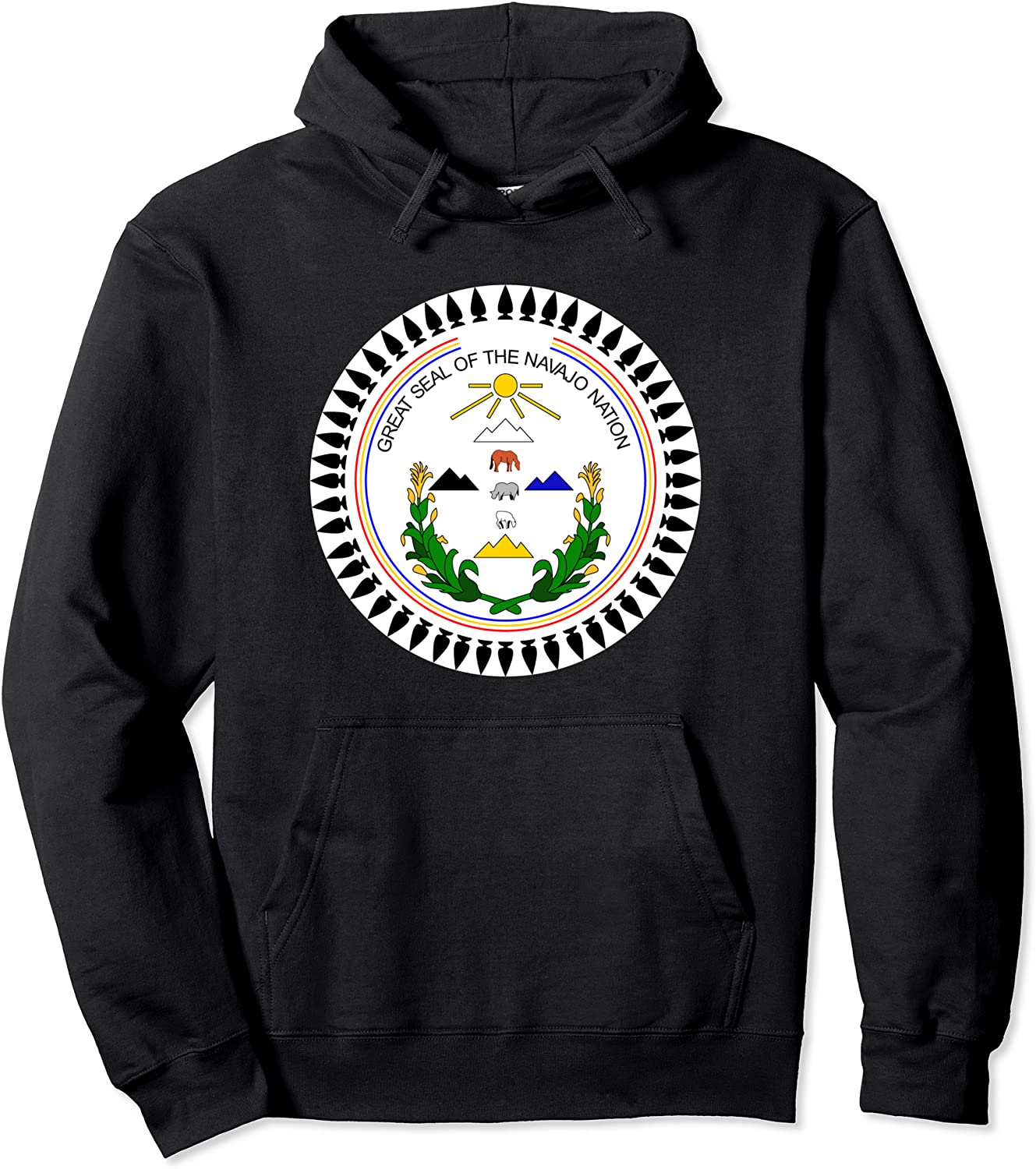 Navajo Nation Flag Native American Tribe Indians Pullover Hoodie