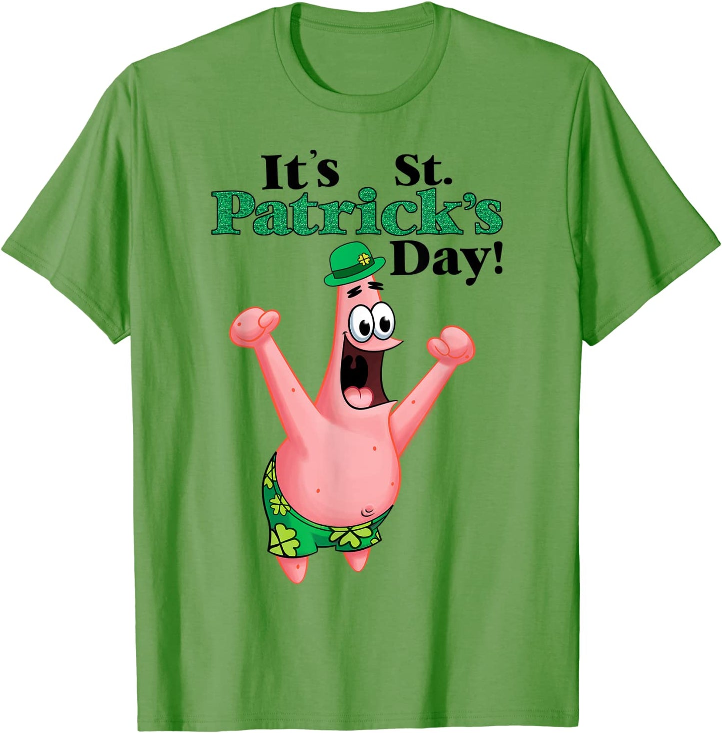 Spongebob St Patricks day T-shirt T-Shirt