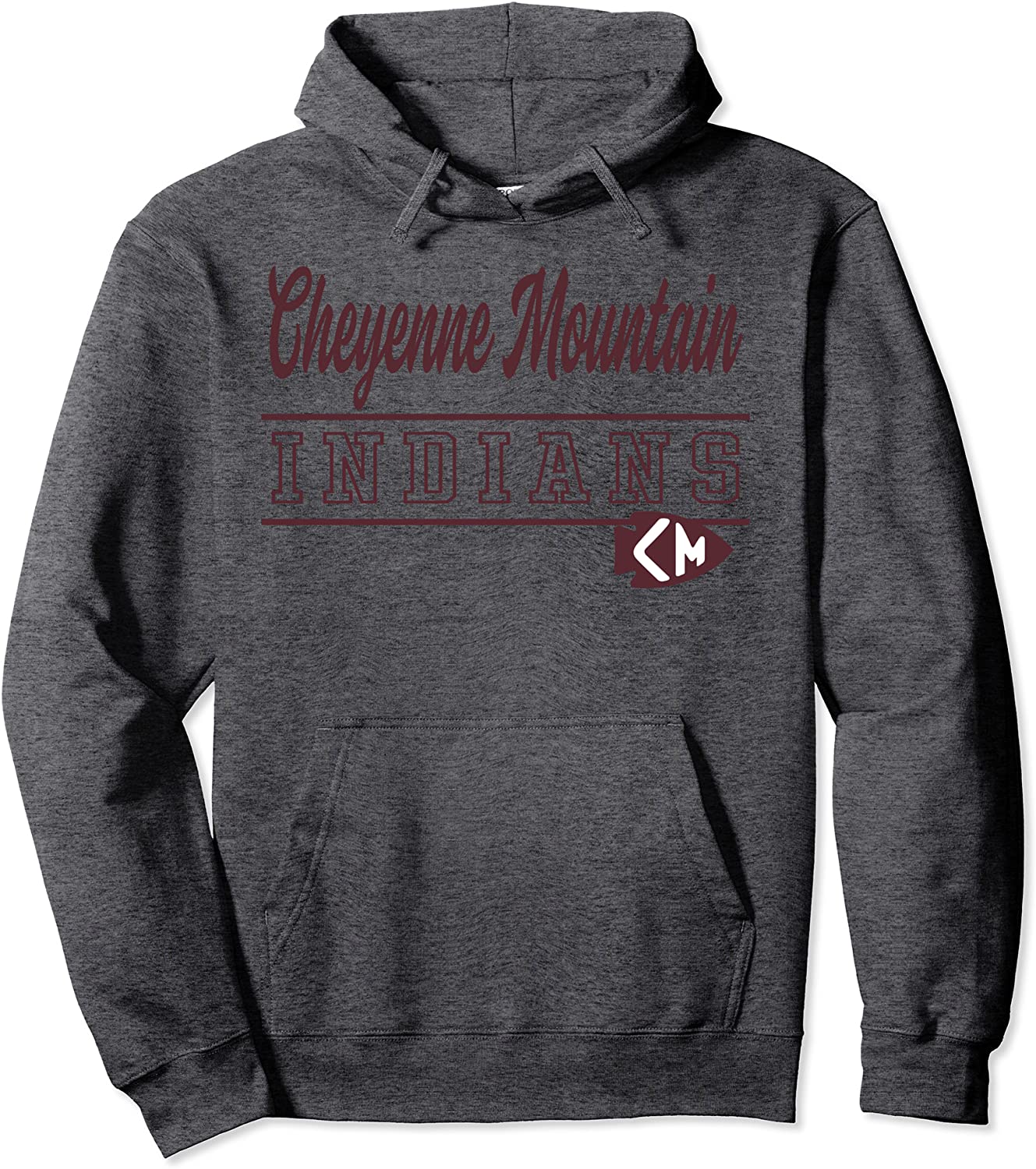 Cheyenne Mountain High School Indians Pullover Hoodie C4