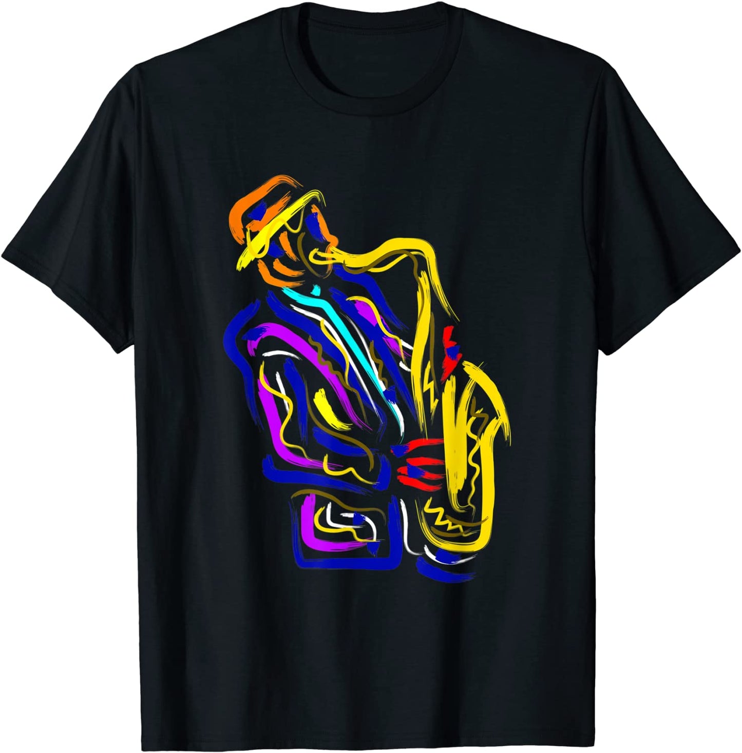 Saxophonist Jazz Musician Gift Idea Saxophone T-Shirt