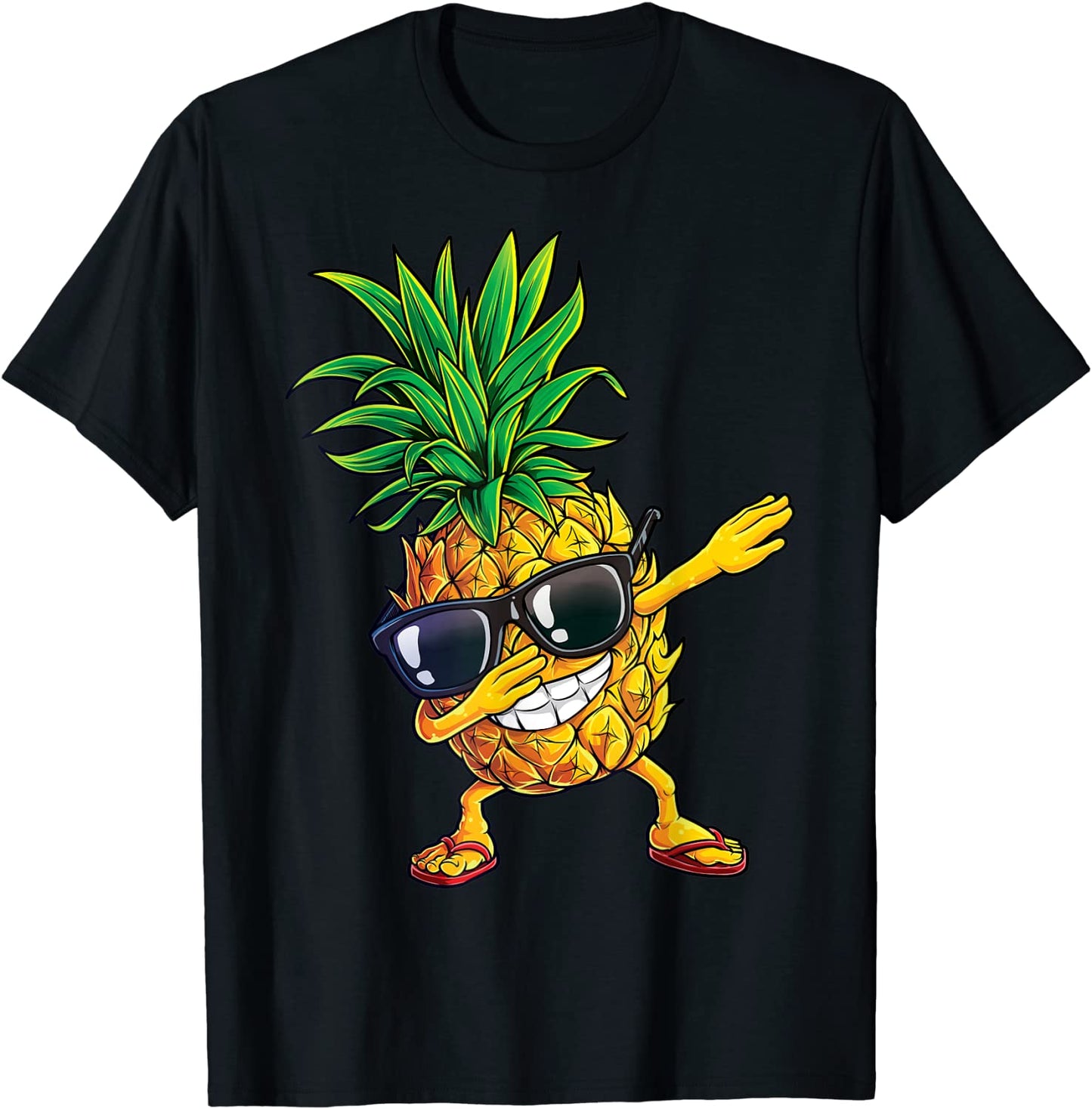 Dabbing Pineapple Sunglasses T shirt Aloha Beaches Hawaii T-Shirt