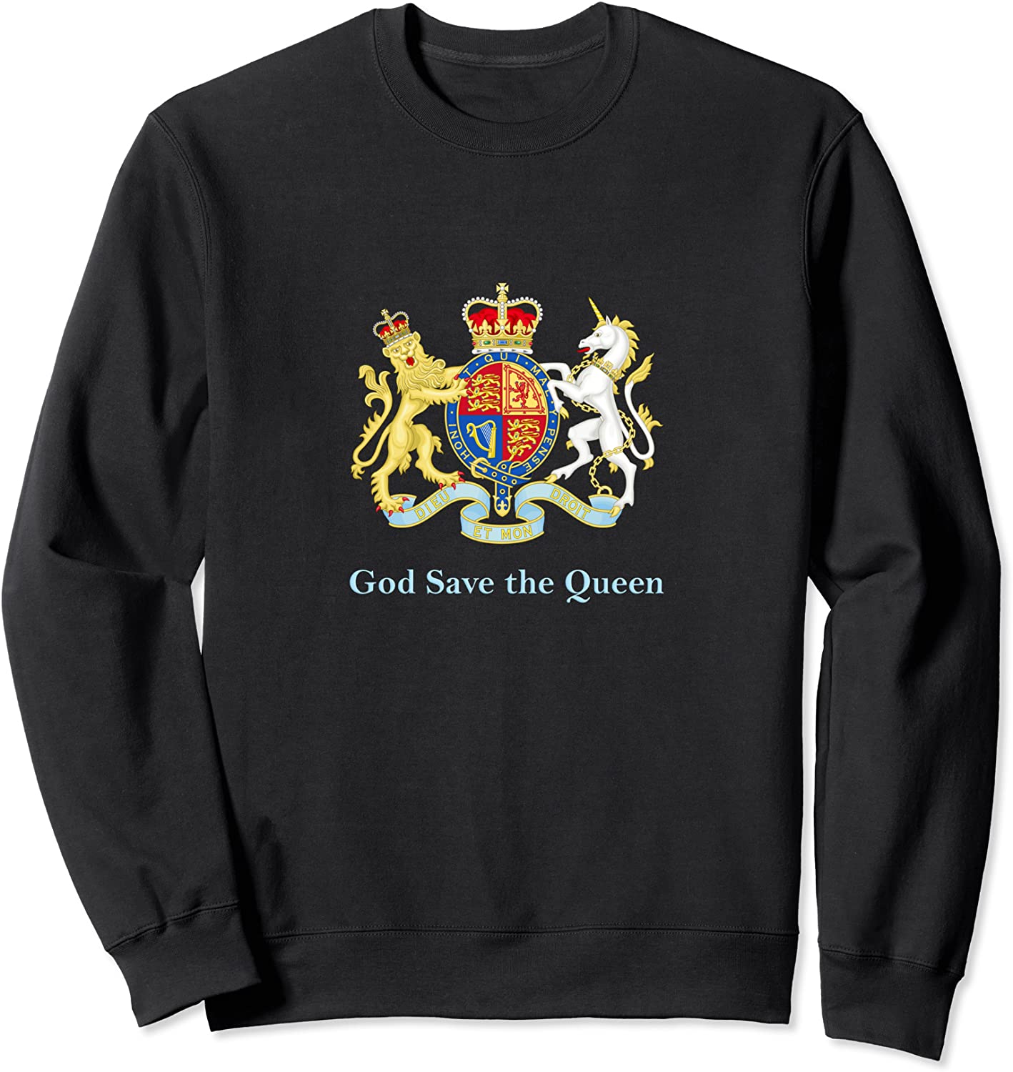 Royal Coat of Arms God Save the Queen Sweatshirt