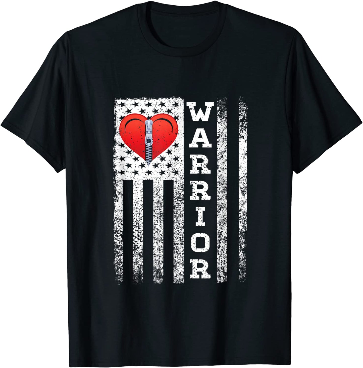 Open Heart Surgery Warrior Gift For Heart Patients Survivor T-Shirt