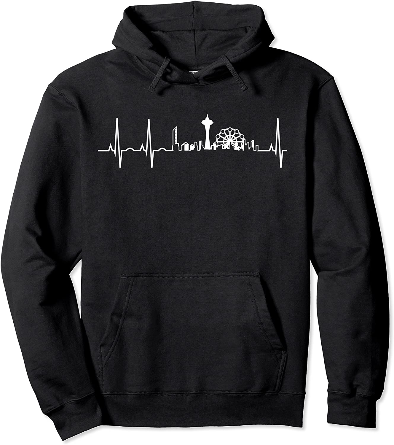 Seattle Hoodie - Seattle WA Skyline Hooded Sweatshirt