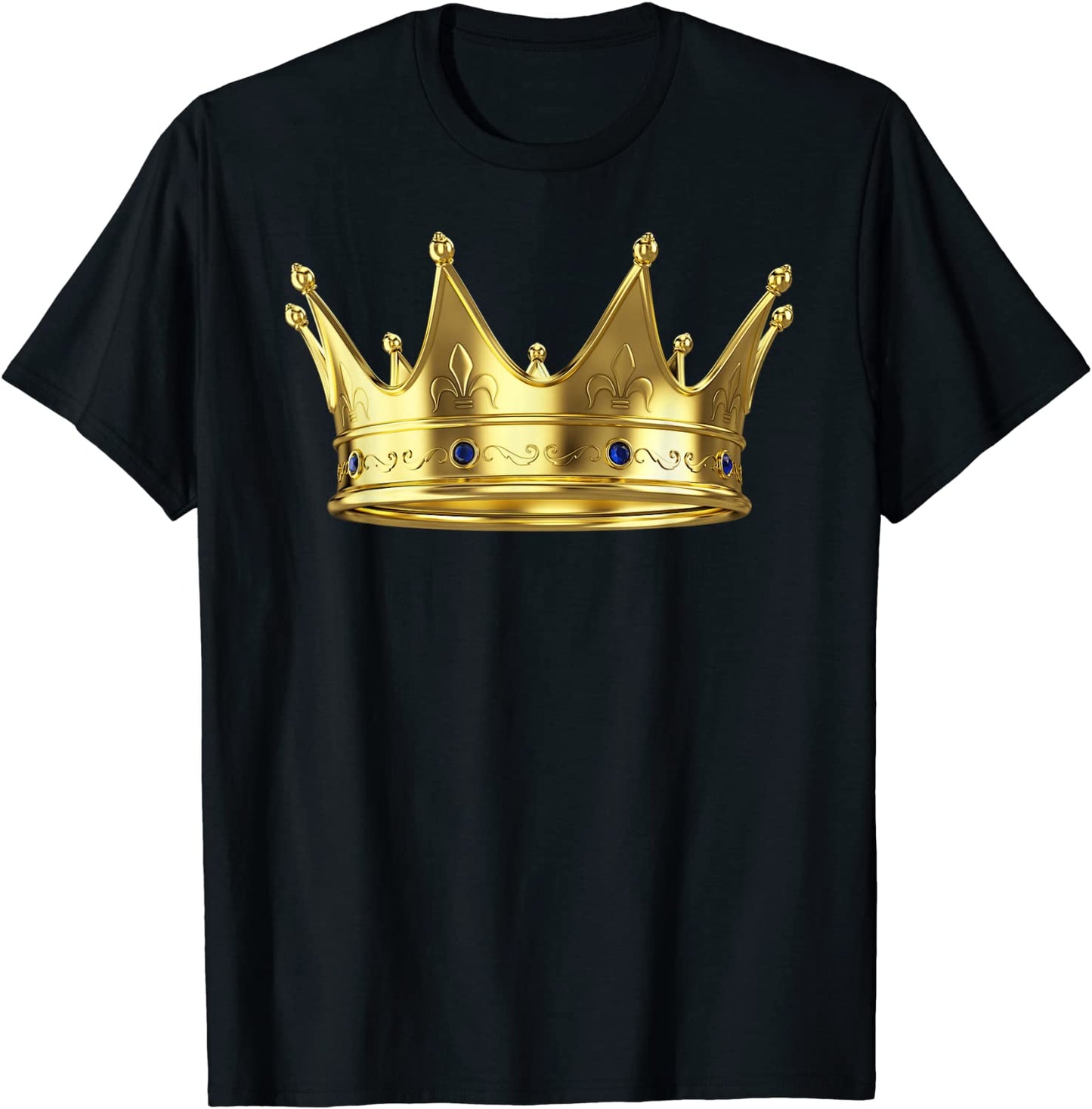 New King Crown Royalty Prince Boys Mens Birthday Gift T-Shirt