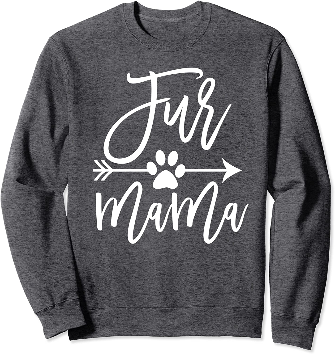 Cute Funny Xmas Gift for Grandma Cat Lover Dog Mom Fur Mama Sweatshirt