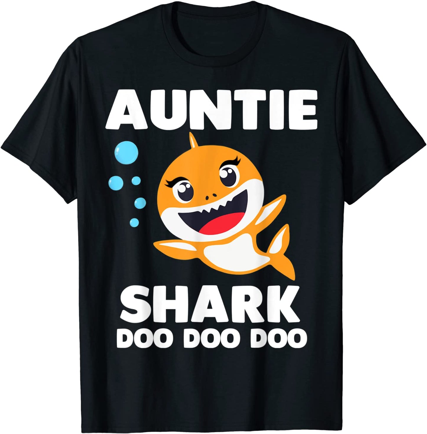 Auntie Shark Shirt Doo Doo Uncle Mommy Daddy Aunt T-Shirt