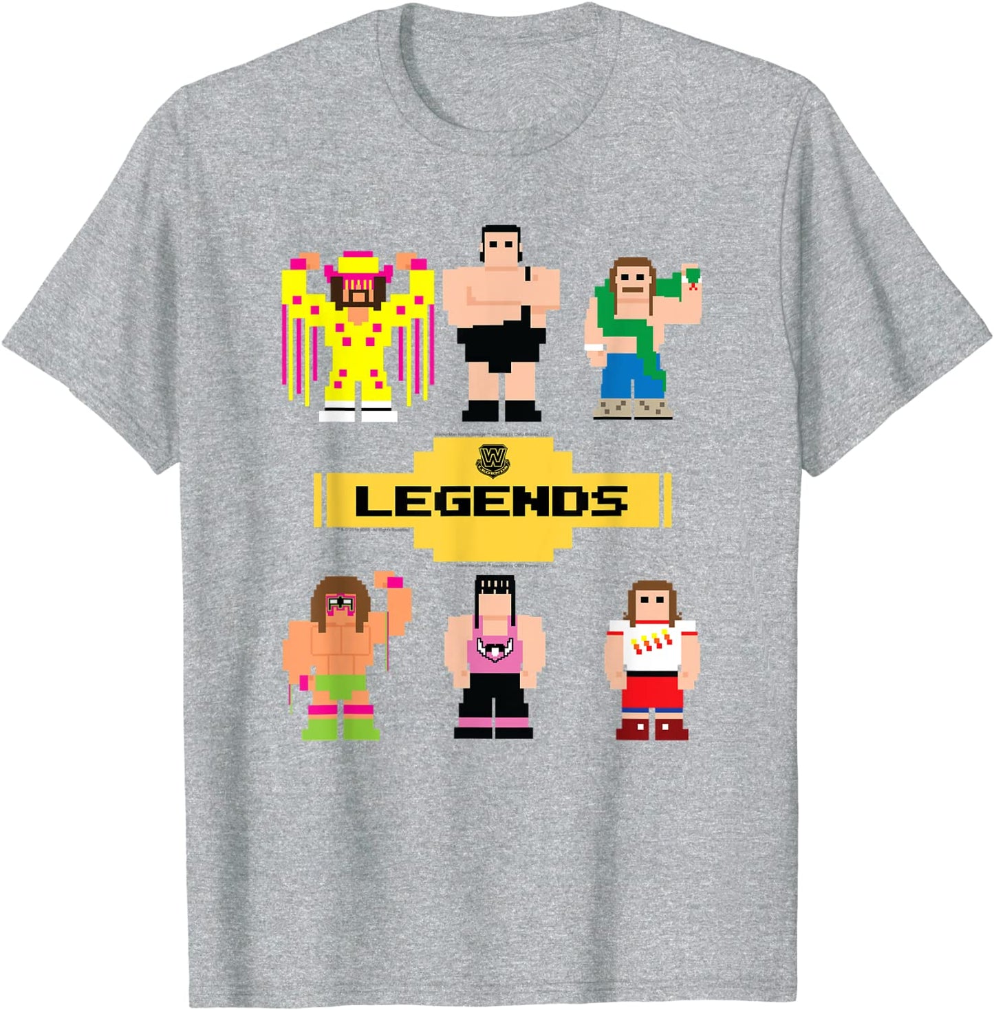 WWE 8-Bit Legends T-Shirt
