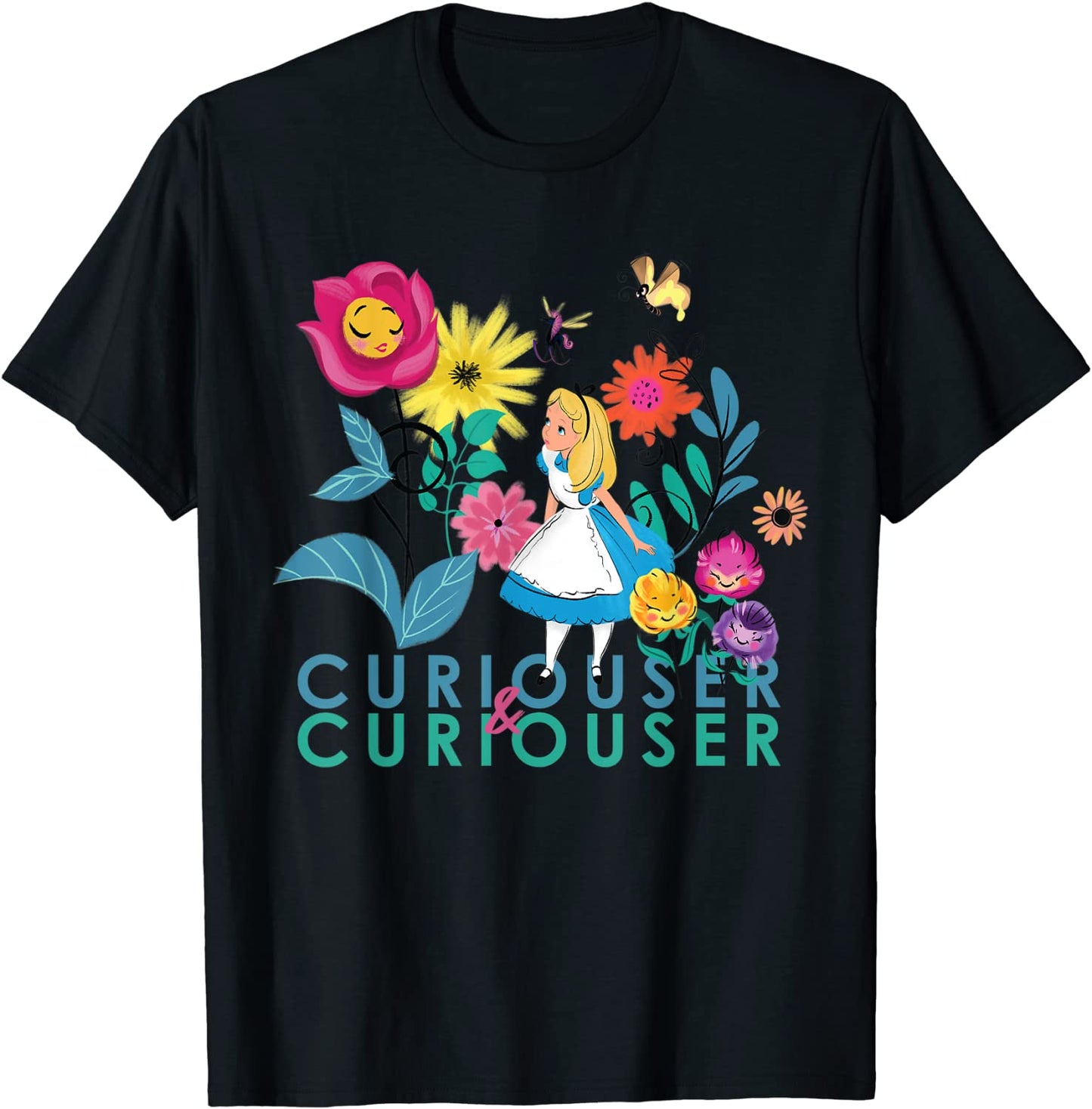 Disney Alice in Wonderland Curiouser Curiouser T-Shirt