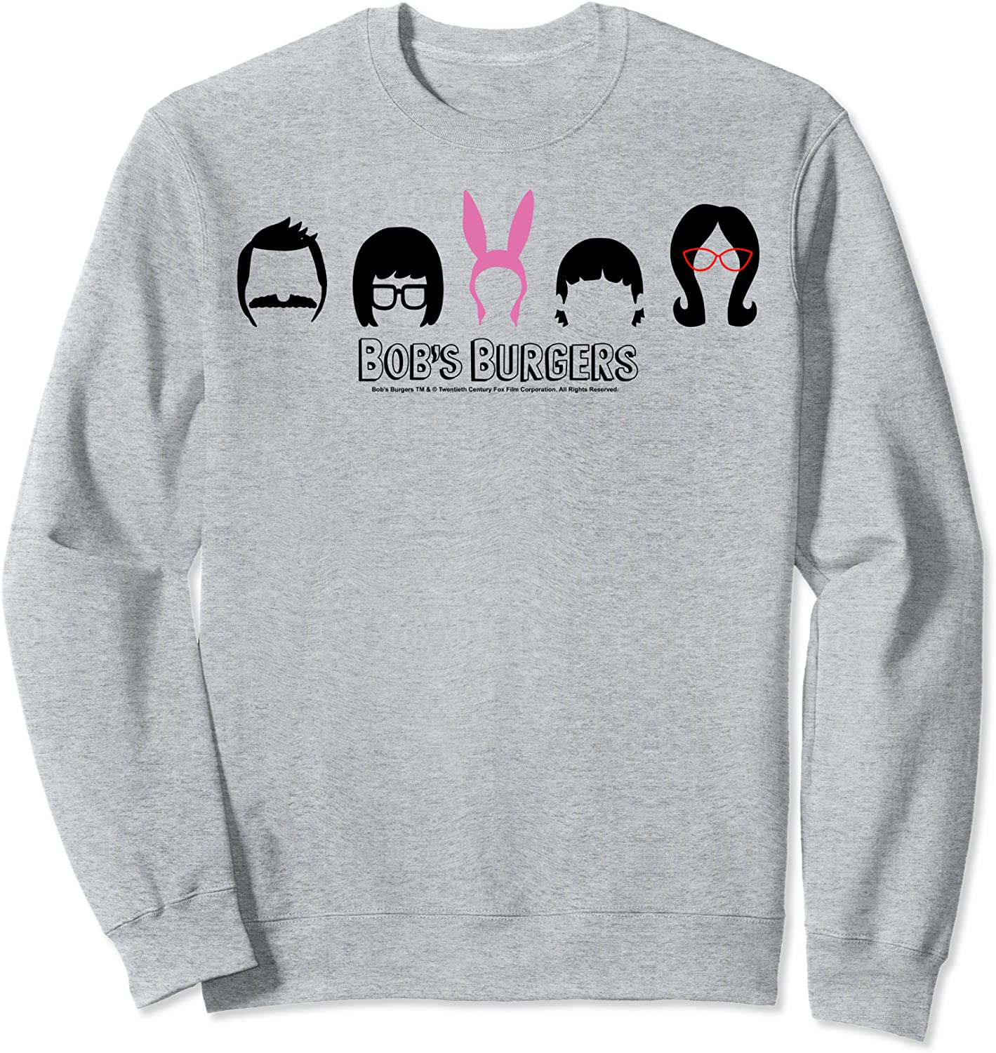 Bobs Burgers Family Hair Sweatshirt