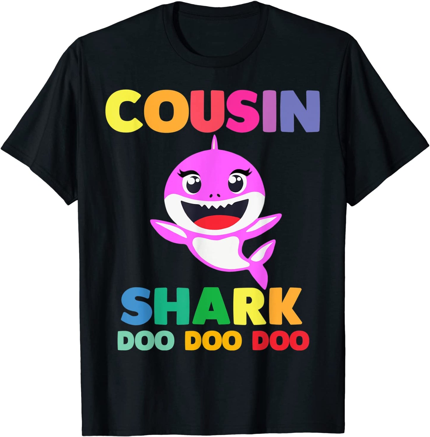 Girl Cousin Shark Doo Doo Funny Kids Video Baby T-Shirt
